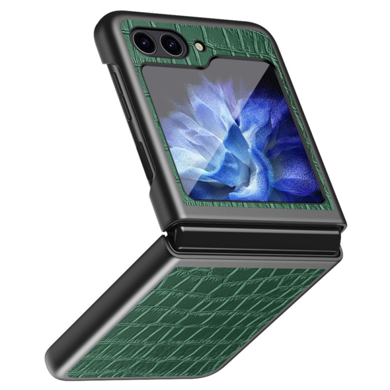 Hoesje Samsung Galaxy Z Flip 7 FE / Z Flip 6 Krokodillenstructuur