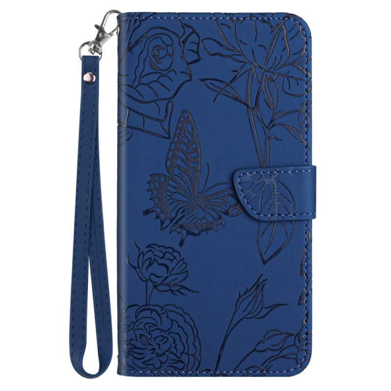 Honor 200 Pro Draagkoord Vlinderprint Etui