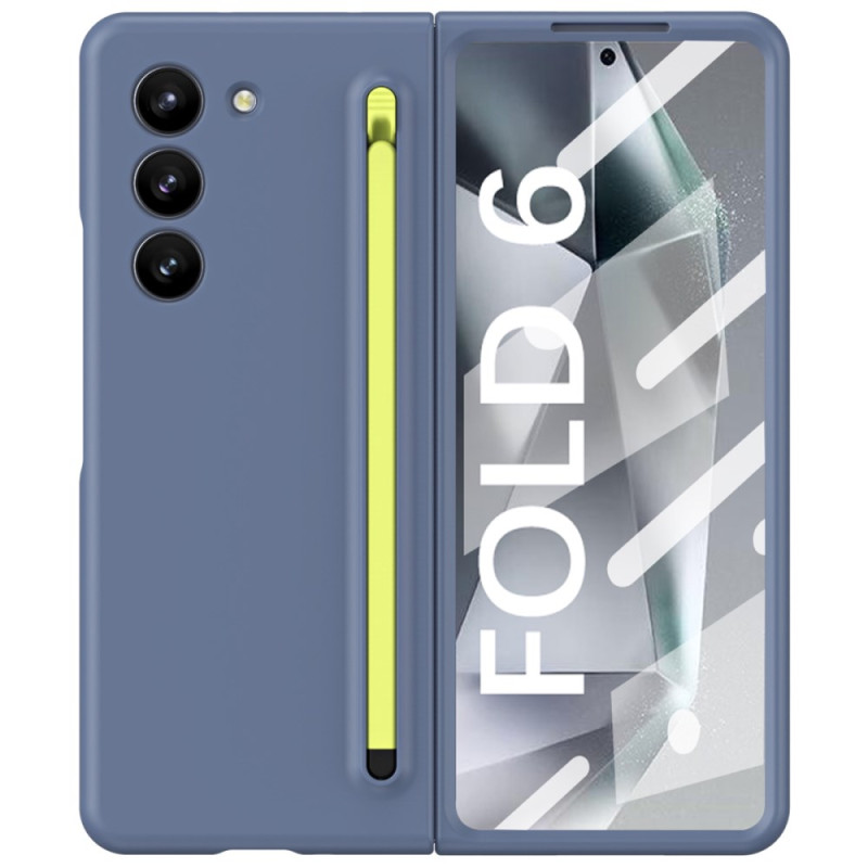 Samsung Galaxy Z Fold 6 Stylus en gehard glas screenprotector hoesje