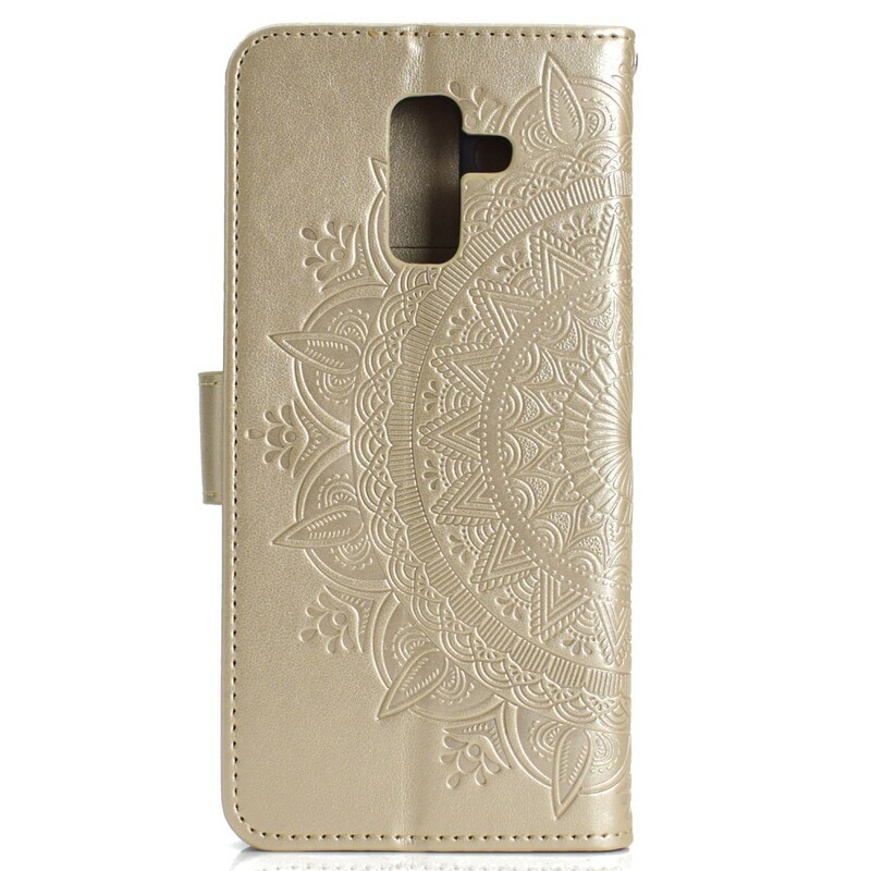 Samsung Galaxy A6 Plus Hoesje Mandala Zon Samsung Galaxy A6 Plus Hoesje Mandala Zon