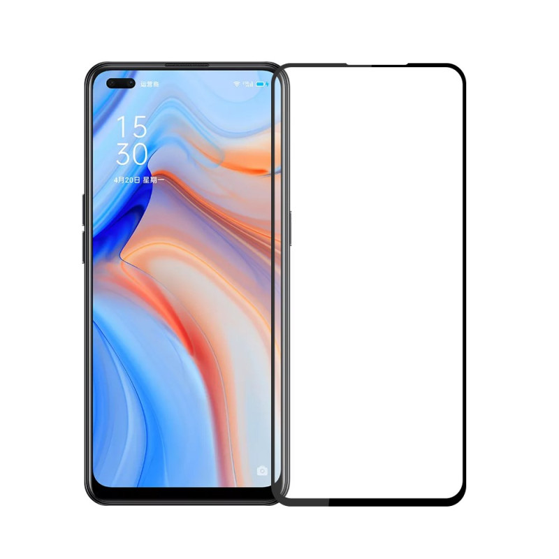 Integrale bescherming van gehard glas voor Oppo Reno 4 Z 5G-scherm