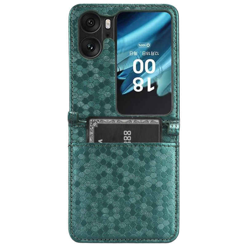 Oppo Vind N2 Flip 5G Kaart Etui Patroon Stippen