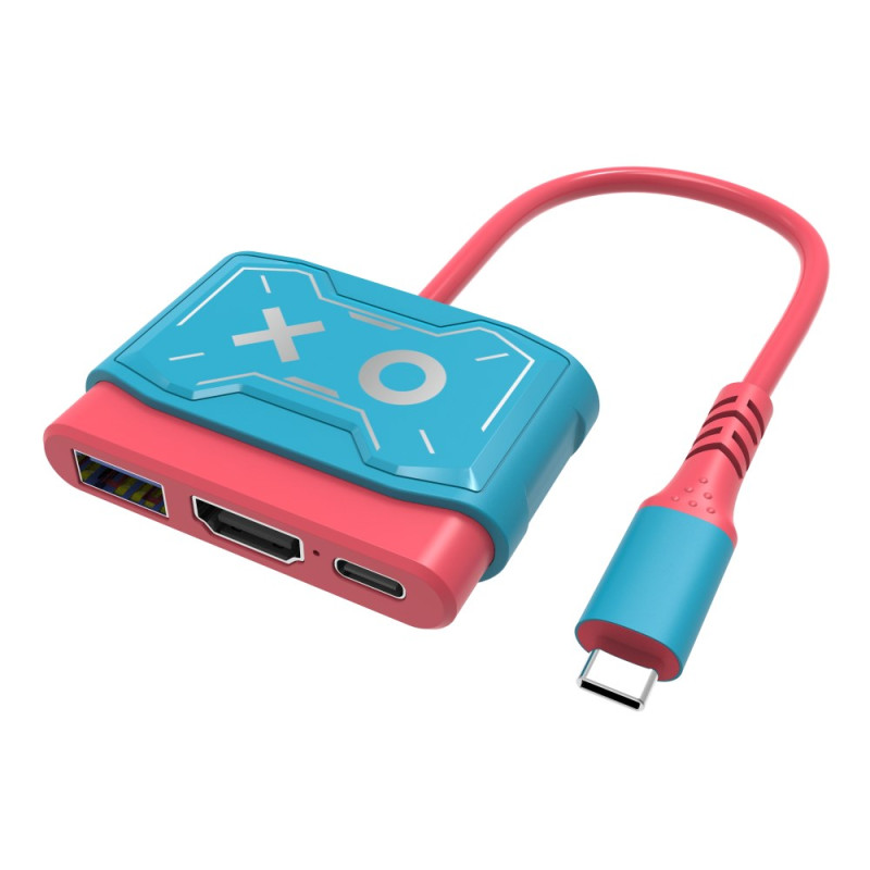 USB 3.0 USB C Hub Adapter voor Nintendo Switch / Switch OLED TOPWOLF