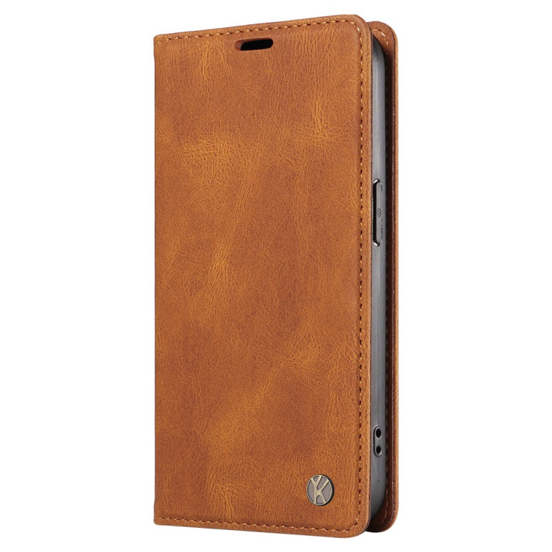 Flip Cover Poco F6 Pro Style Suede YIKATU