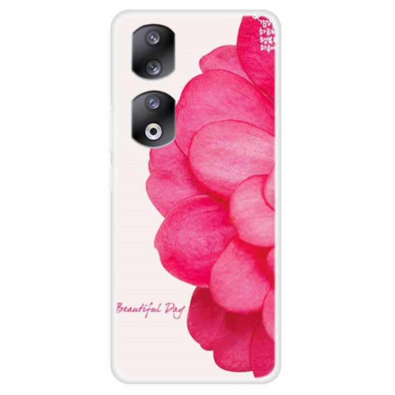 Honor 90 Pro Roze Bloem Etui