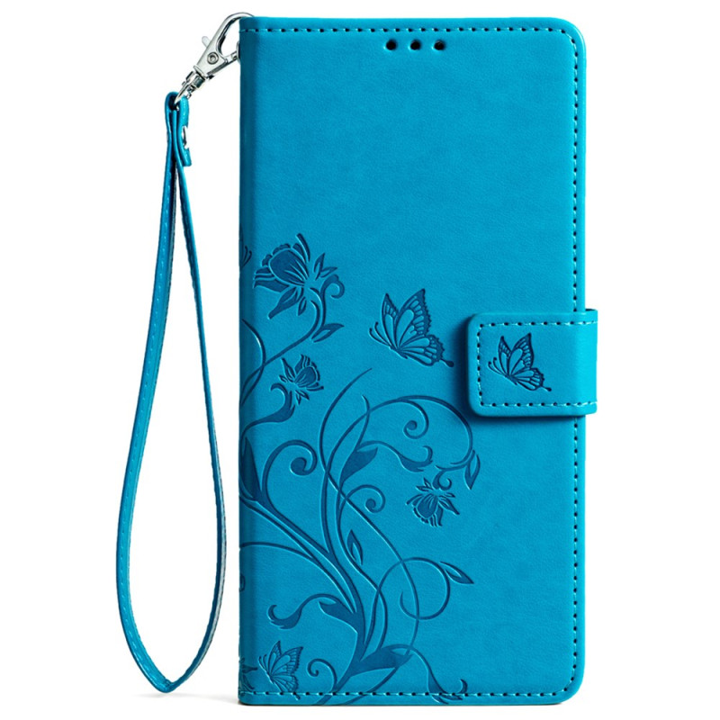 Honor 90 Pro Bloem- en Vlinderband Etui