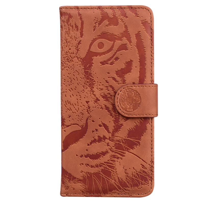 Realme 12 5G / 12X 5G Tiger Print Sleutelkoord hoesje