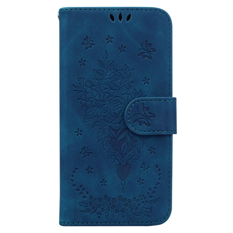 Honor 200 etui met vlinders en rozen print