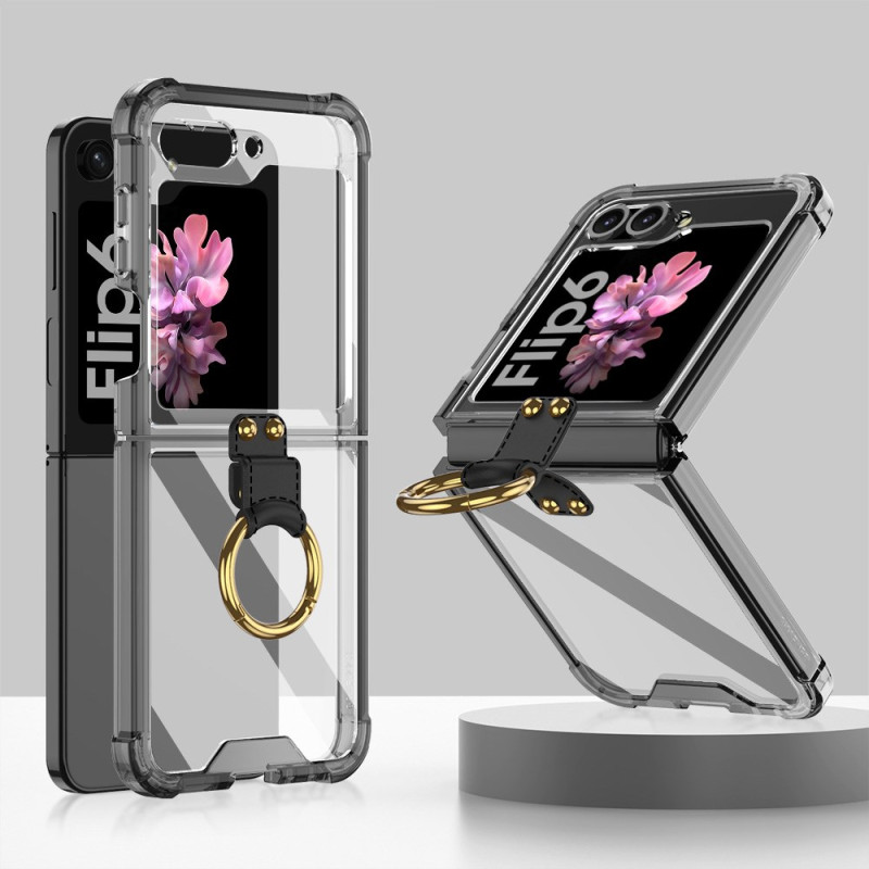 Samsung Galaxy Z Flip 6 Transparant Hoesje GKK Draagring