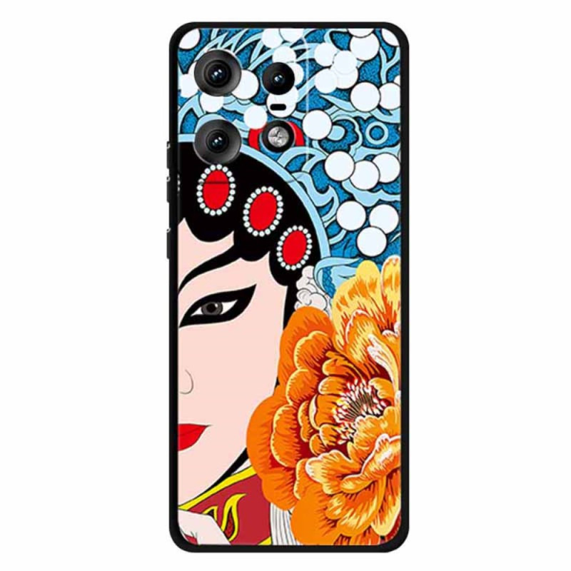 Hoesje Motorola Edge 50 Pro Peking Opera Gezicht