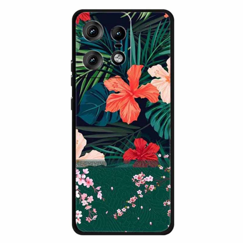 Motorola Edge 50 Pro Etui Bloemen