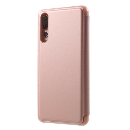 Flip cover Huawei P20 Pro spiegel en leer effect