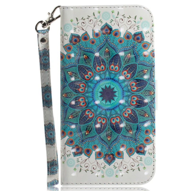 Motorola Edge 50 Ultra Mandala Green Strap Case