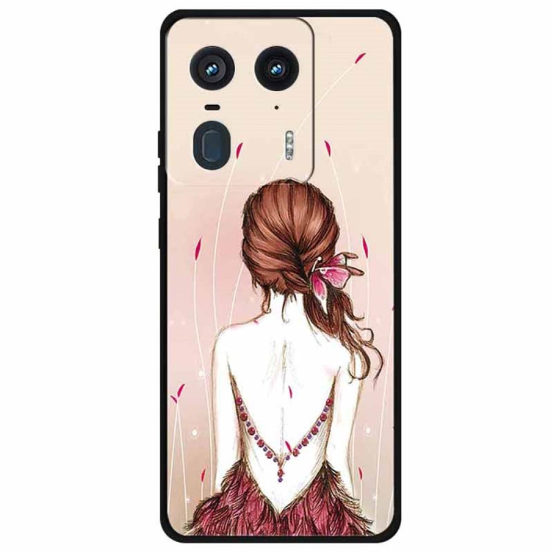 Cover Motorola Edge 50 Ultra Girl Schets