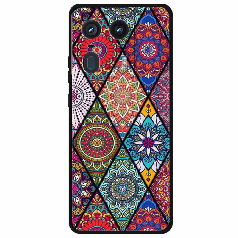 Cover Motorola Edge 50 Ultra Mandala Bloemen