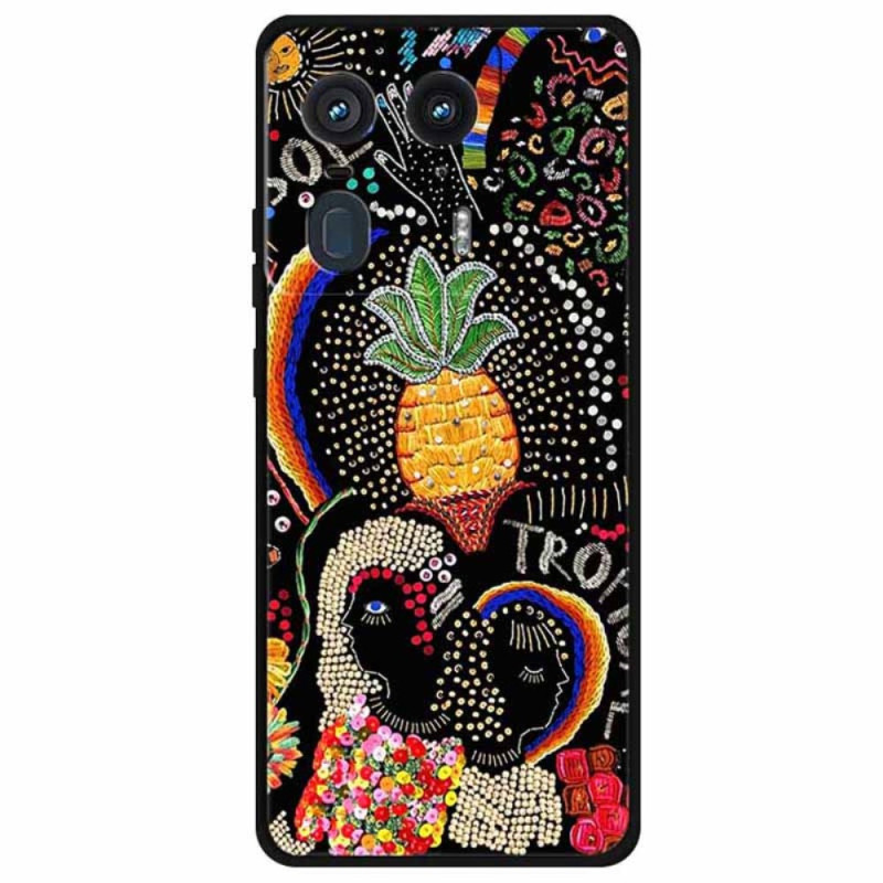 Hoesje Motorola Edge 50 Ultra Ananas Bloem