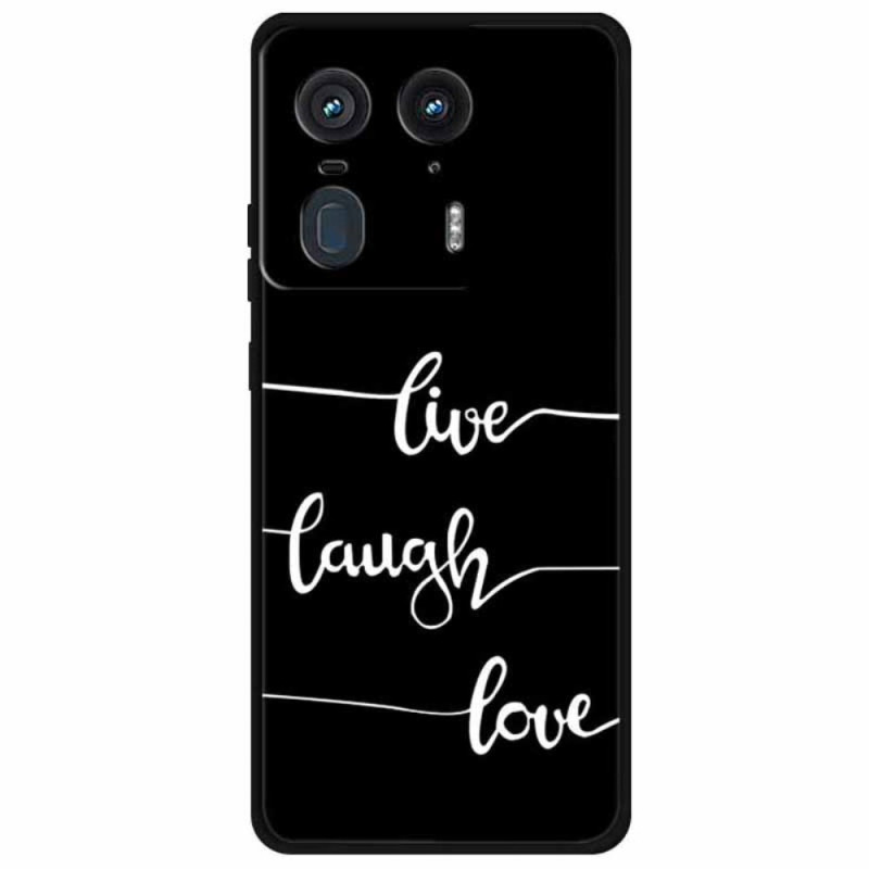 Cover Motorola Edge 50 Ultra LIve Laugh Love