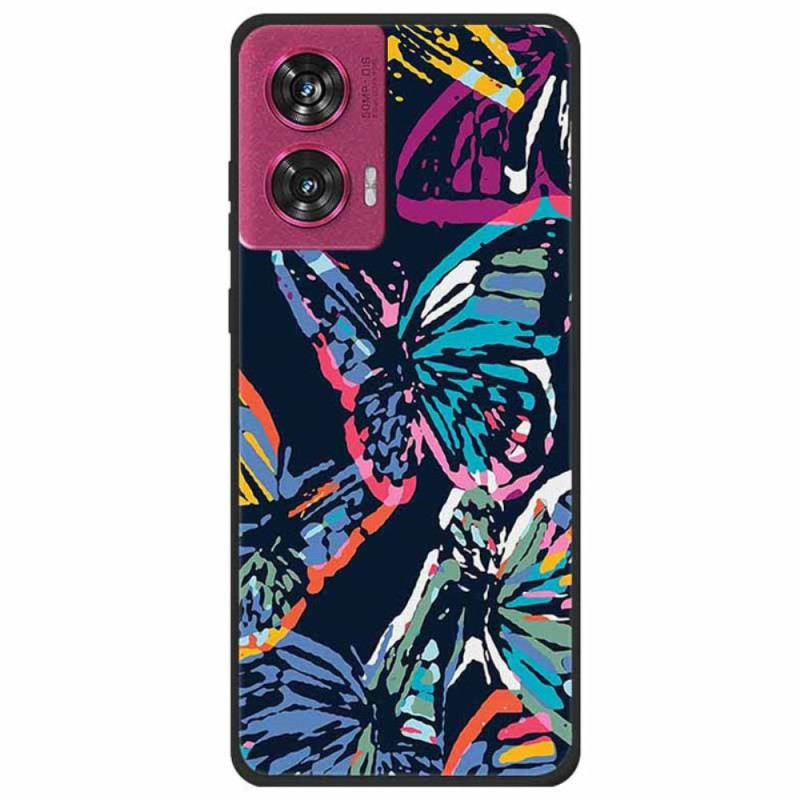 Beschermhoes Motorola Edge 50 Fusion Butterfly Painted