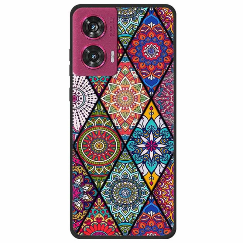 Cover Motorola Edge 50 Fusion Mandala Bloem