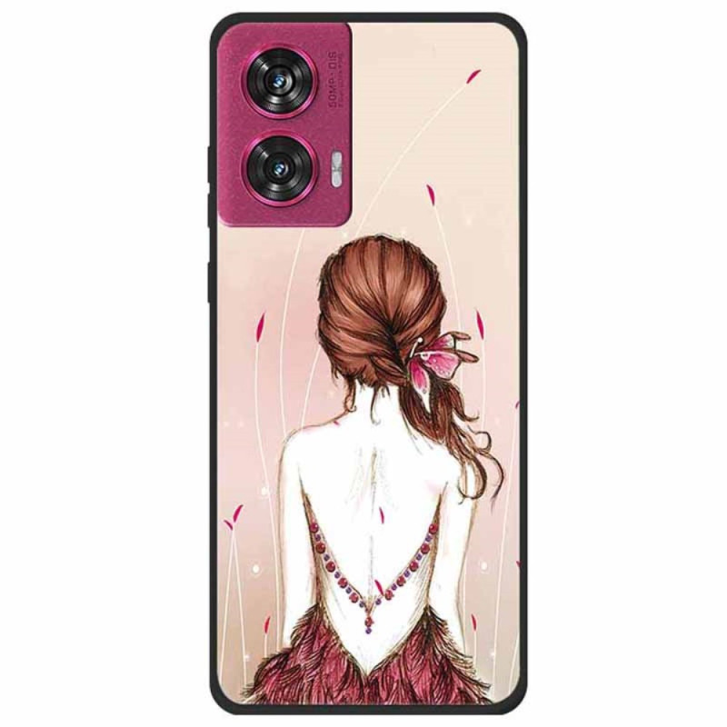 Cover Motorola Edge 50 Fusion Girl Schets