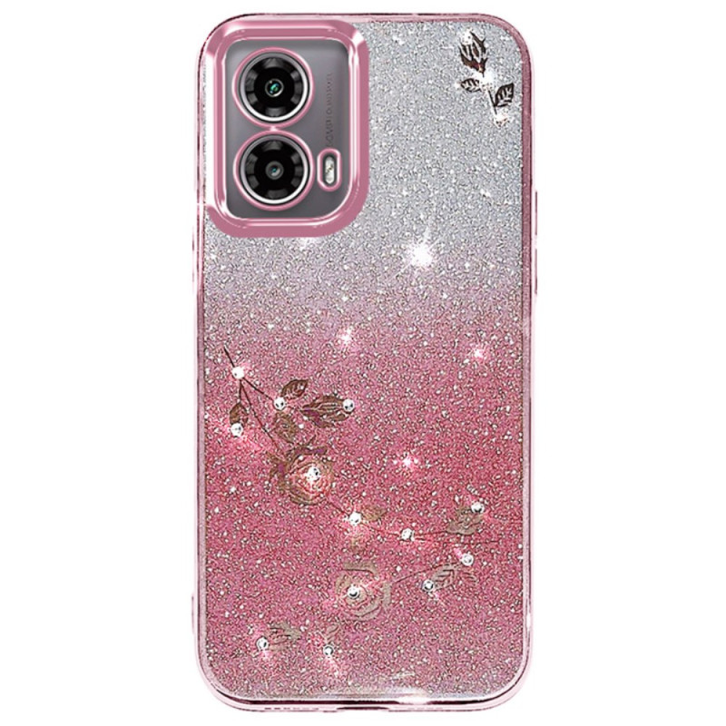 Cover Motorola Edge 50 Fusion Strass en Glitter