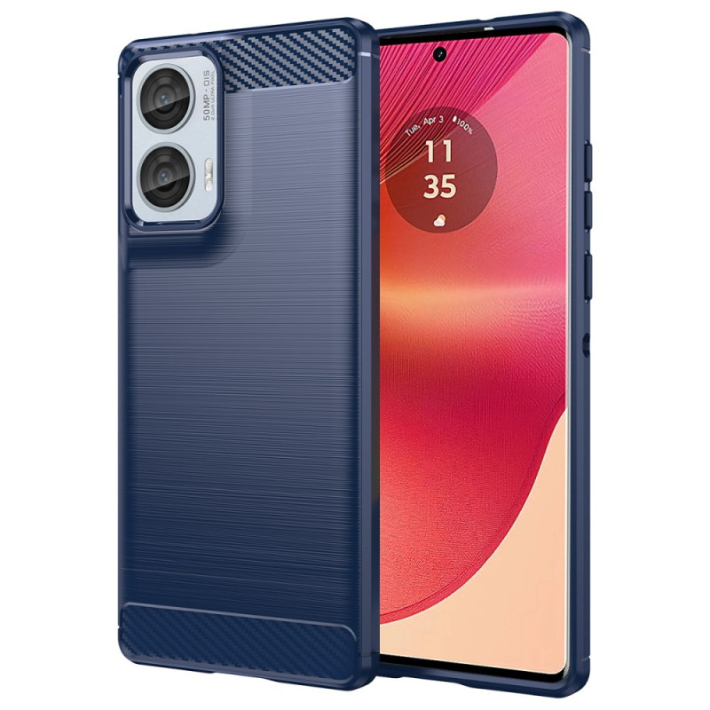 Beschermhoes Motorola Edge 50 Fusion Koolstofvezel Geborsteld