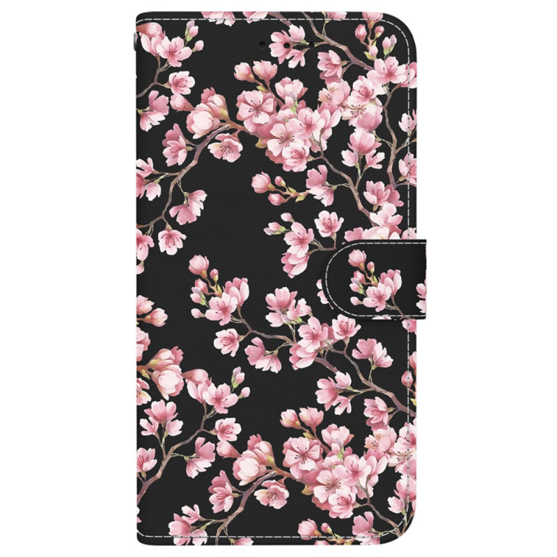 Hoesje iPhone 16 Plum Blossom met sleutelkoord