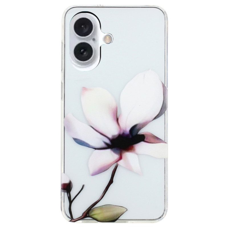 Witte Bloem iPhone 16 hoesje