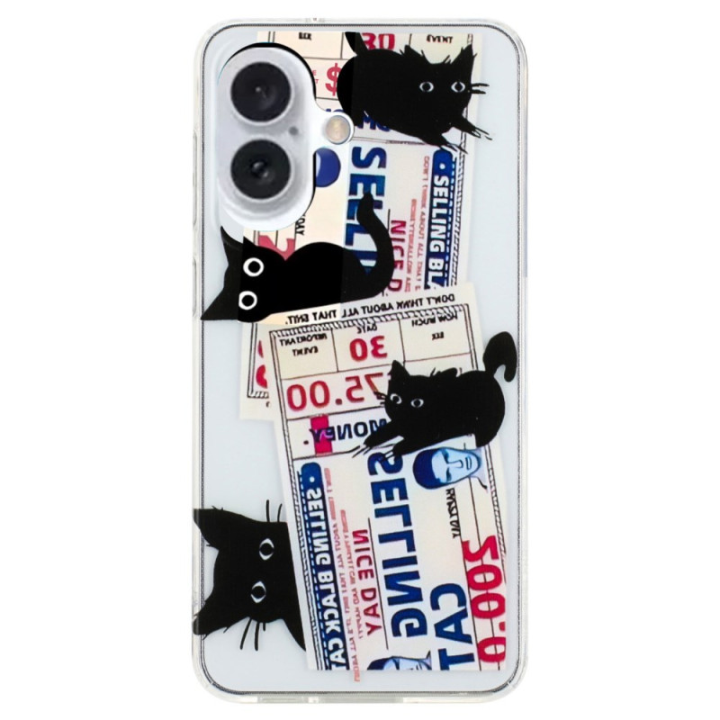 Hoesje iPhone 16 Chats Zwart