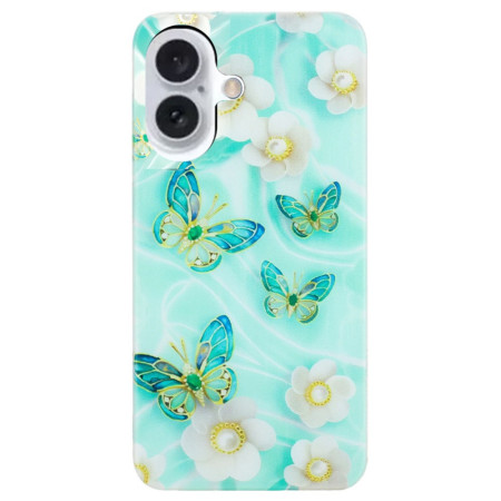 iPhone 16 hoesje Bloemen en...