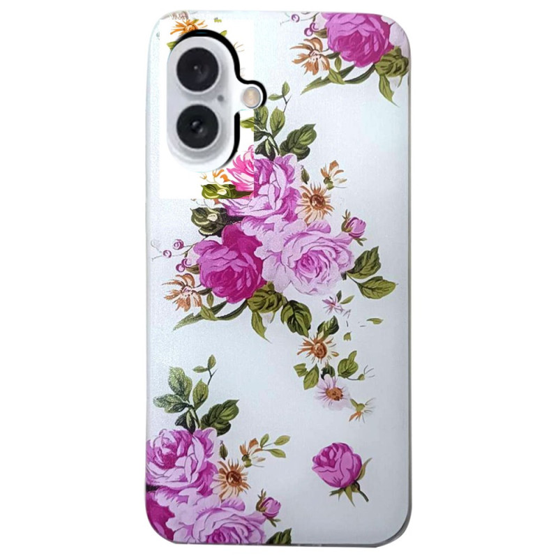 iPhone 16 Roze Bloem Case