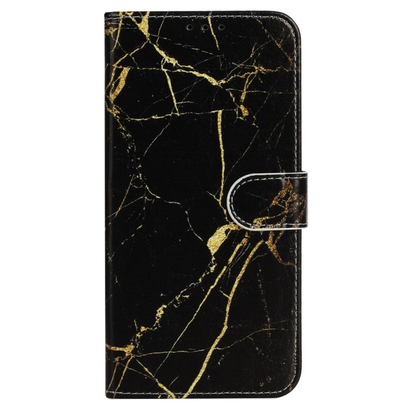 Hoesje iPhone 16 Plus Marmer Zwart Goud