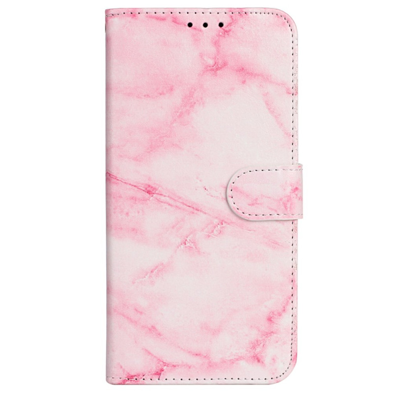 Hoesje iPhone 16 Plus Marmer Motief Roze