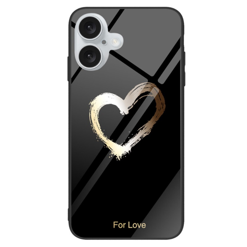 iPhone 16 Plus Voor de Liefde Case Zwart