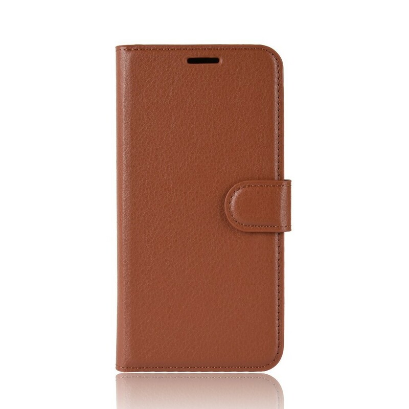 Samsung Galaxy A6 Plus Kunstlederen Hoesje Lychee Samsung Galaxy A6 Plus Kunstlederen Hoesje Lychee