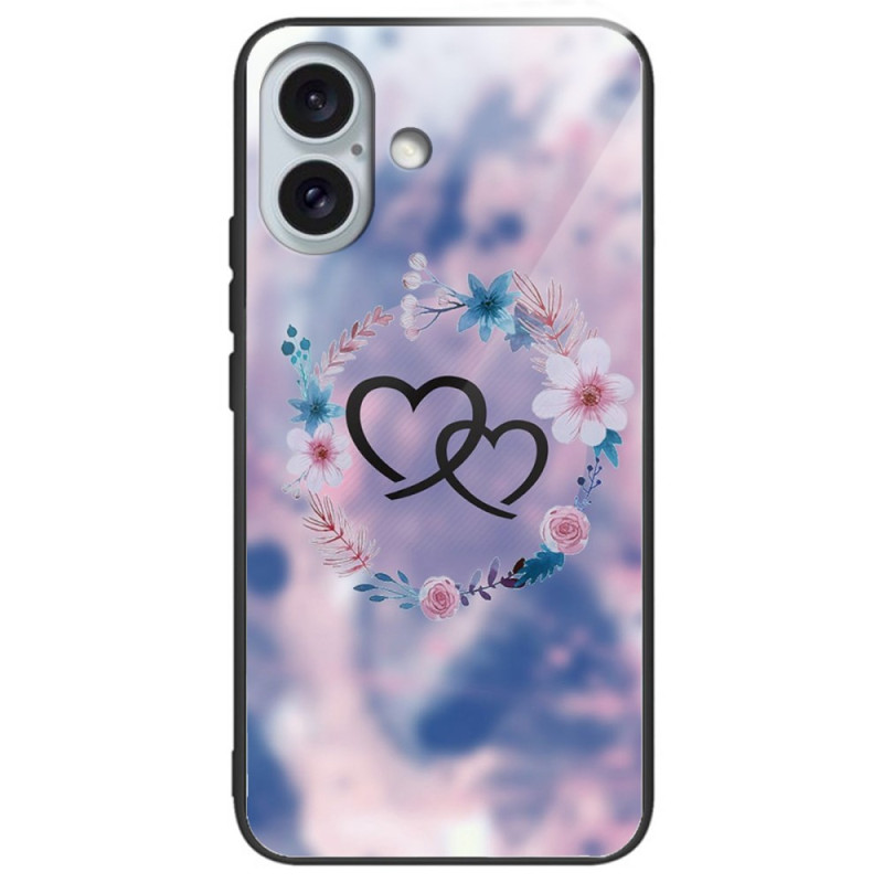 Hoesje iPhone 16 Plus Getemperd Glas Patroon