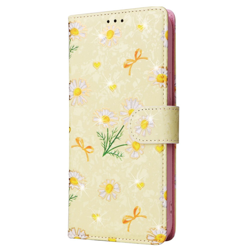 Hoesje iPhone 16 Pro Portemonnee RFID Blokkeerder Bloemen