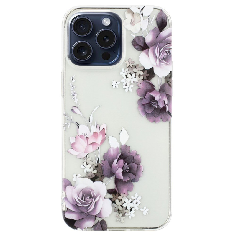 Hoesje iPhone 16 Pro Pioenrozen