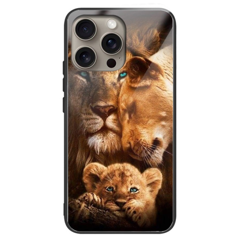 Hoesje iPhone 16 Pro Matglas Leeuwen