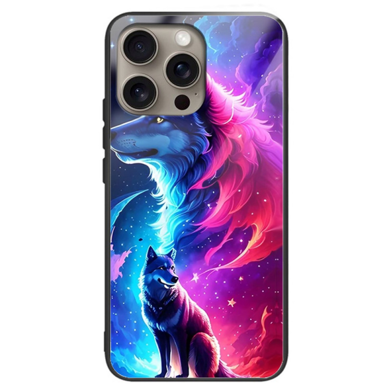 Hoesje iPhone 16 Pro Getemperd Glas Ster Wolf