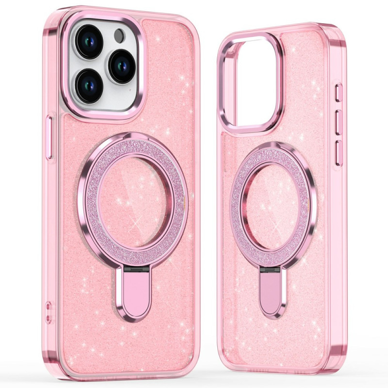 Hoesje iPhone 16 Pro Glitter Ontwerp MagSafe Compatibel