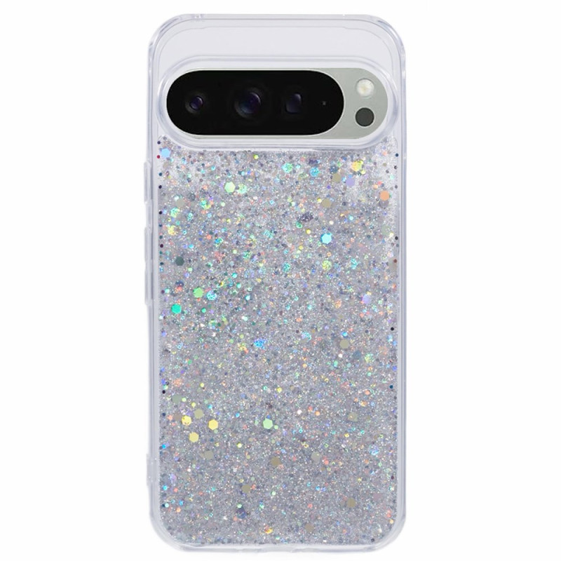 Google Pixel 9 / Pixel 9 Pro hoesje Glitter ontwerp