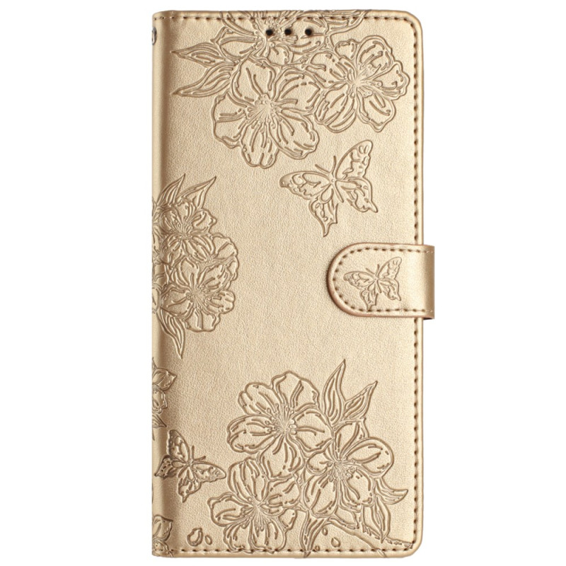 Hoesje Google Pixel 9 Vlinders en bloemen patroon