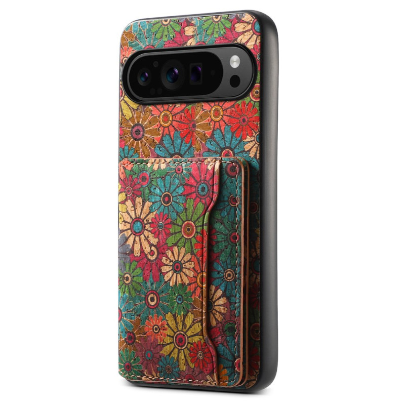 Google Pixel 9 / Pixel 9 Pro Cover Floral Kaart hoesje