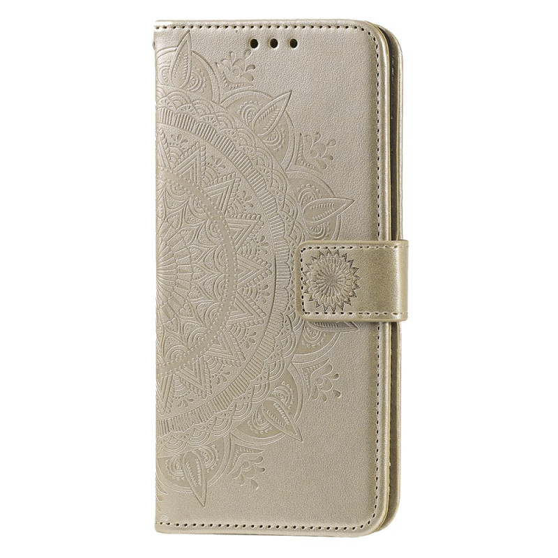 iPhone 16 Pro Mandala Zon hoesje met bandje