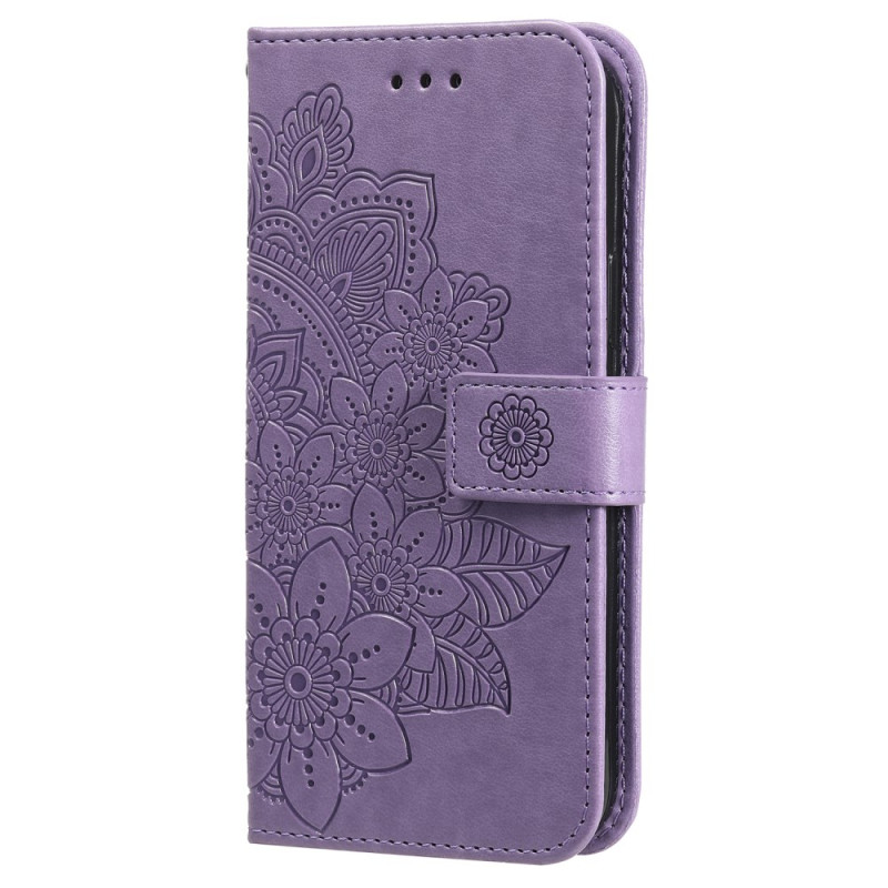 iPhone 16 Pro Mandala Print hoesje met sleutelkoord