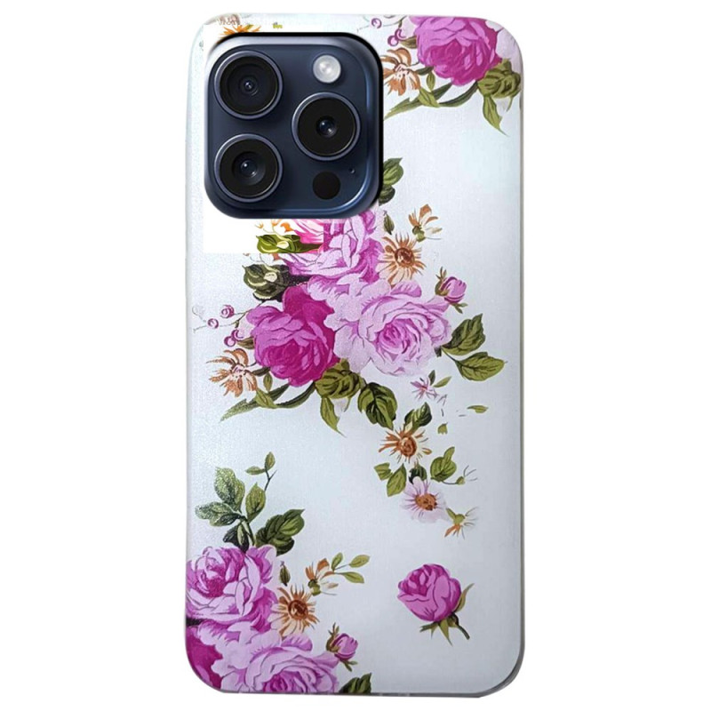 Hoesje iPhone 16 Pro Max Roze Bloemen