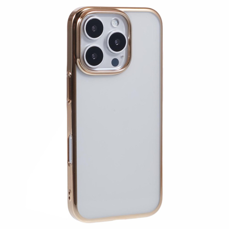 Hoesje iPhone 16 Pro Max Metalen Effect Rand X-LEVEL