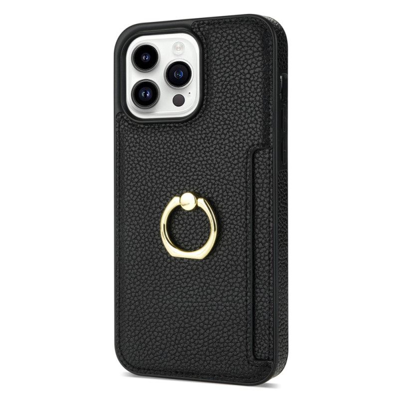 Lederen iPhone 16 Pro Max hoesje Ring