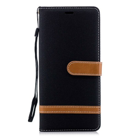 Samsung Galaxy Note 9 Stof & Leder Effect Hoesje